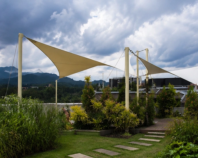 Jammu Project tensile structure, Ekra Decor &mdash; photograph 2
